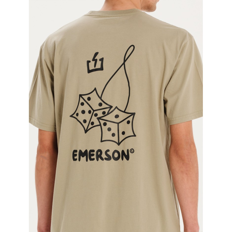 Ανδρική Κοντομάνικη Μπλούζα Πράσινη - EMERSON 