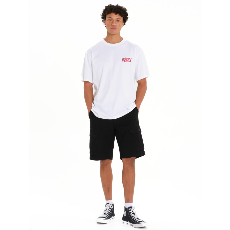Ανδρική Κοντομάνικη Μπλούζα Λευκή - EMERSON