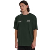 Ανδρική Κοντομάνικη Μπλούζα Κυπαρισσί - EMERSON 'Climbing Society' Εικόνα 1