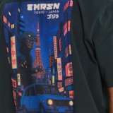 Ανδρική Κοντομάνικη Μπλούζα Κυπαρισσί - EMERSON 'Tokyo Japan' Εικόνα 2