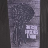 Ανδρική Κοντομάνικη Μπλούζα Ανθρακί - EMERSON 'Conscious Living' Εικόνα 2