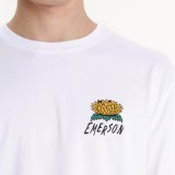 Ανδρική Κοντομάνικη Μπλούζα Λευκή - EMERSON Flower Εικόνα 2