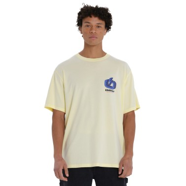 Ανδρική Κοντομάνικη Μπλούζα Κίτρινη - EMERSON '3D Visions Company'