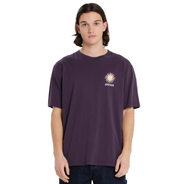 Ανδρική Κοντομάνικη Μπλούζα Μωβ - EMERSON 'Conscious Living'