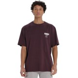 Ανδρική Κοντομάνικη Μπλούζα Μπορντό - EMERSON 'Stay Fresh' Εικόνα 