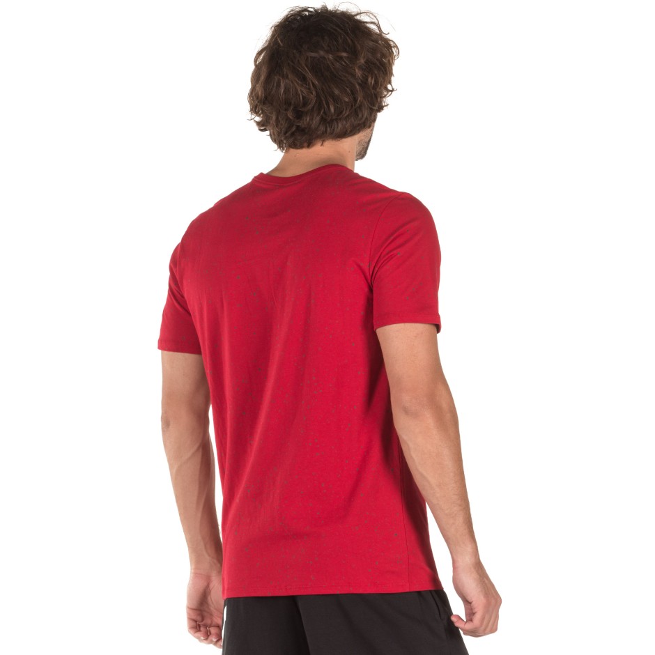 JORDAN M JSW TEE FLIGHT CEMENT AOP AA1893-687 Red