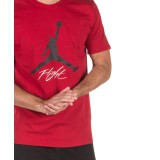 JORDAN M JSW TEE FLIGHT CEMENT AOP AA1893-687 Red Image 1