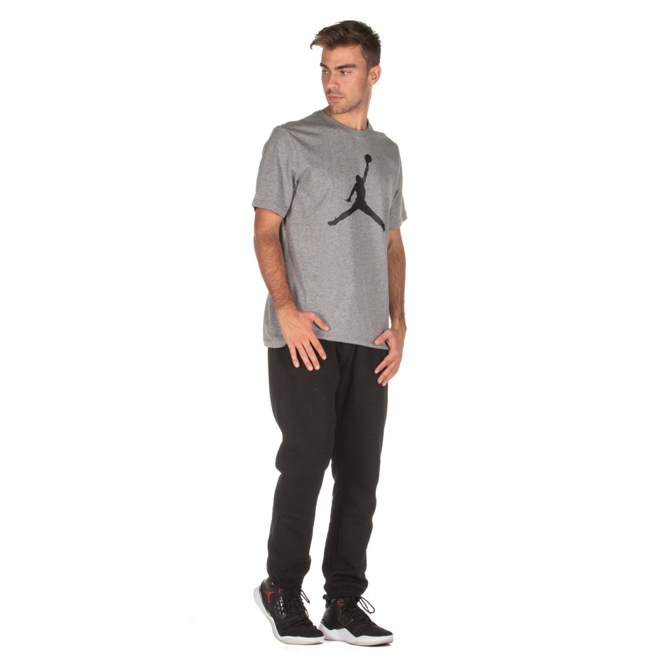 Ανδρική Κοντομάνικη Μπλούζα Γκρι - Jordan Jumpman