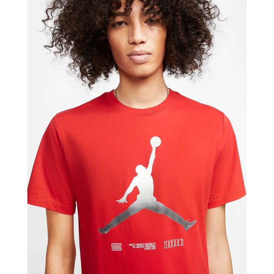 JORDAN M J LGC AJ11 SS TEE CW0850-657 Κόκκινο