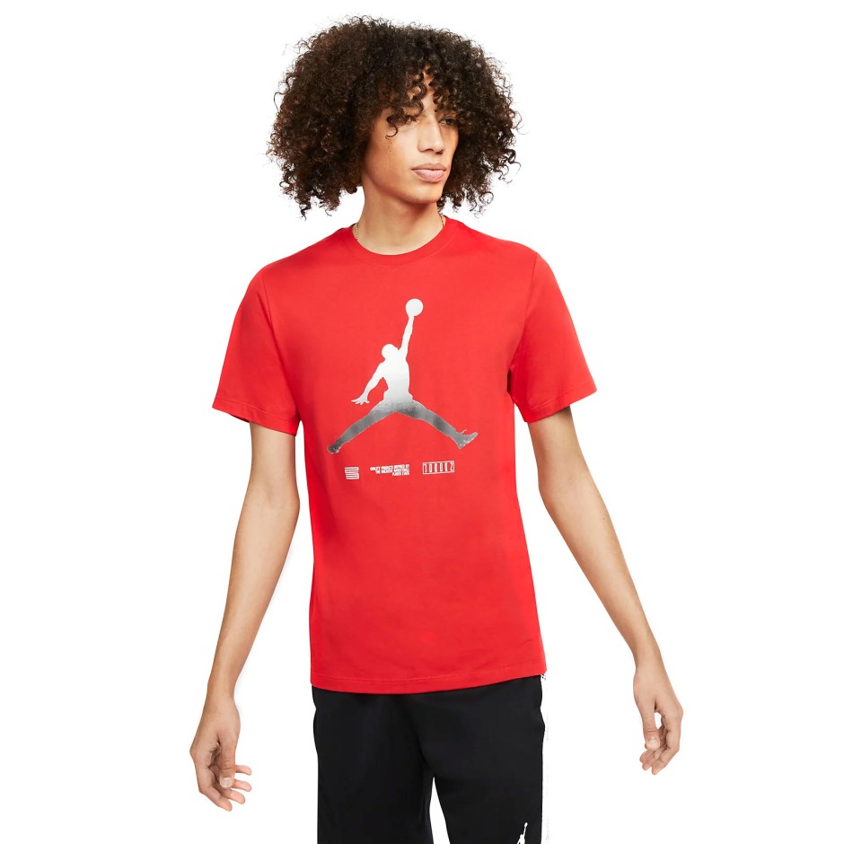 JORDAN M J LGC AJ11 SS TEE CW0850-657 Κόκκινο