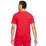 JORDAN M J JUMPMAN EMB SS CREW DC7485-687 Red Image 0