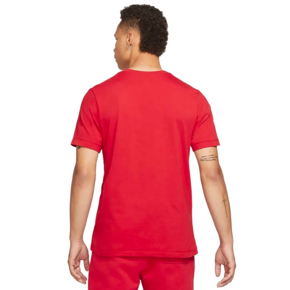 JORDAN M J JUMPMAN EMB SS CREW DC7485-687 Red