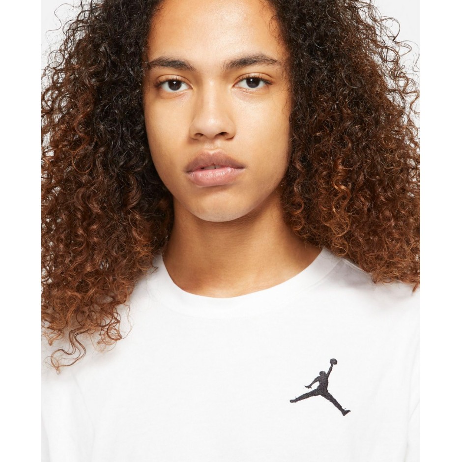 Ανδρική Κοντομάνικη Μπλούζα Λευκή - Jordan Jumpman