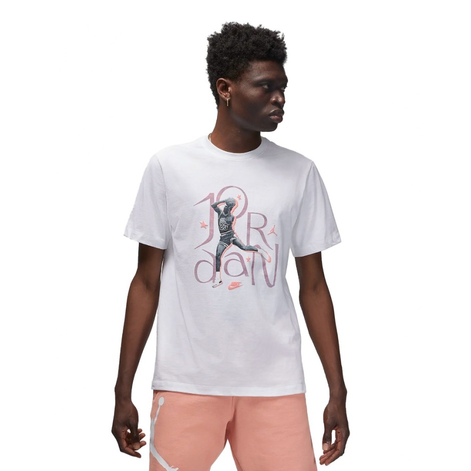 JORDAN M J SPRT DNA GFX SS CREW DM1456-100 White
