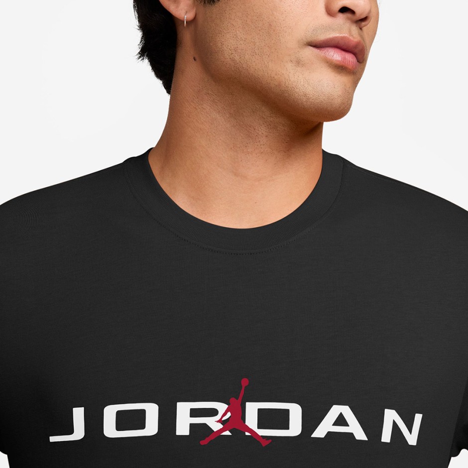 Ανδρική Κοντομάνικη Μπλούζα Μαύρη - Jordan Air