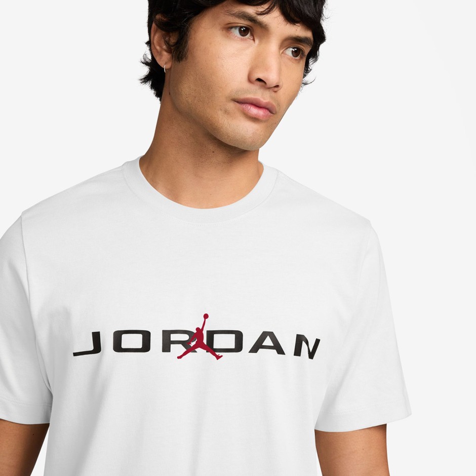 Ανδρική Κοντομάνικη Μπλούζα Λευκή - Jordan Air
