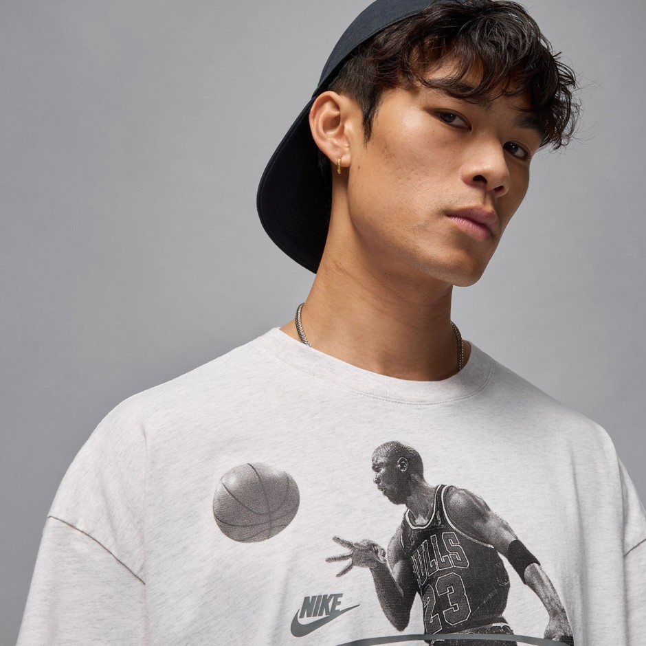 Men's T-Shirt Ecru - Jordan Brooklyn