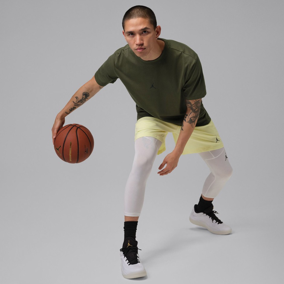 Ανδρική Κοντομάνικη Μπλούζα Χακί - Jordan Sport Dri-FIT Jumpman