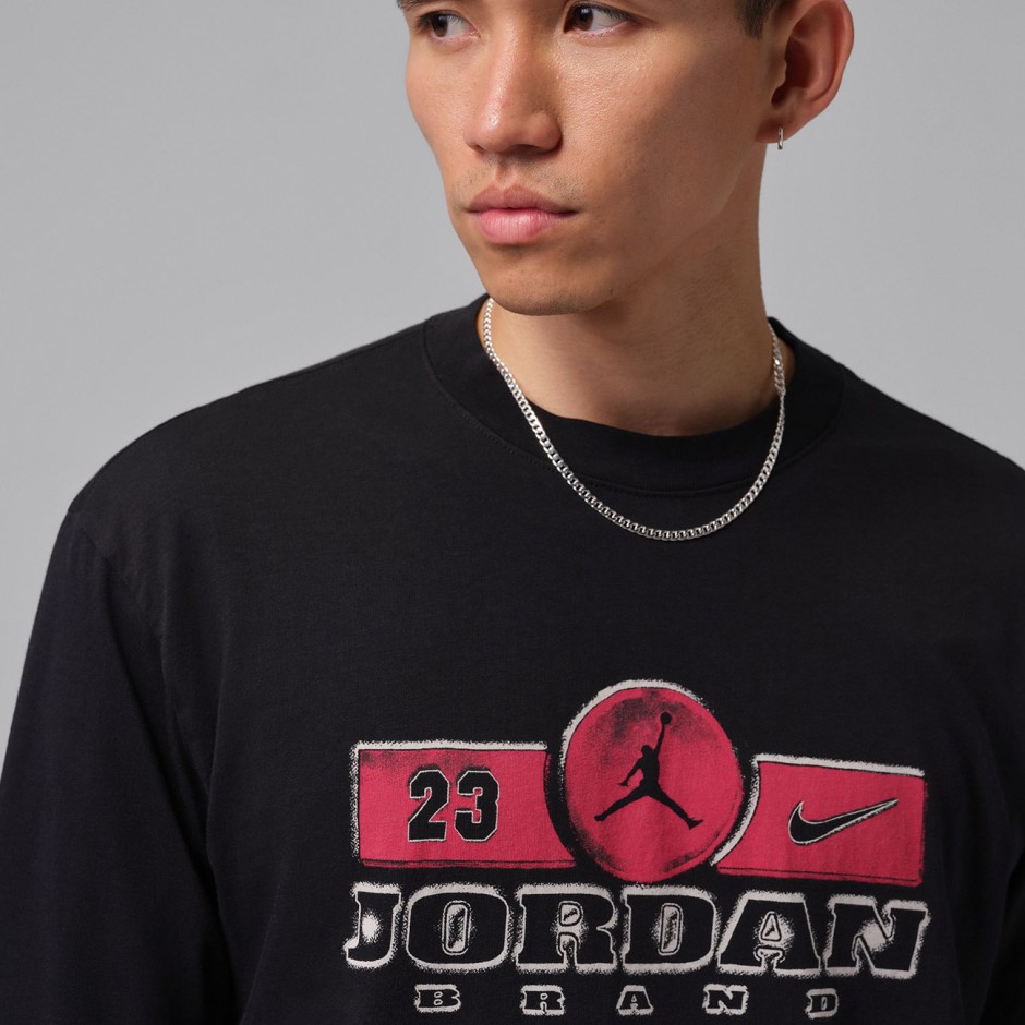 Ανδρική Κοντομάνικη Μπλούζα Μαύρη - Jordan