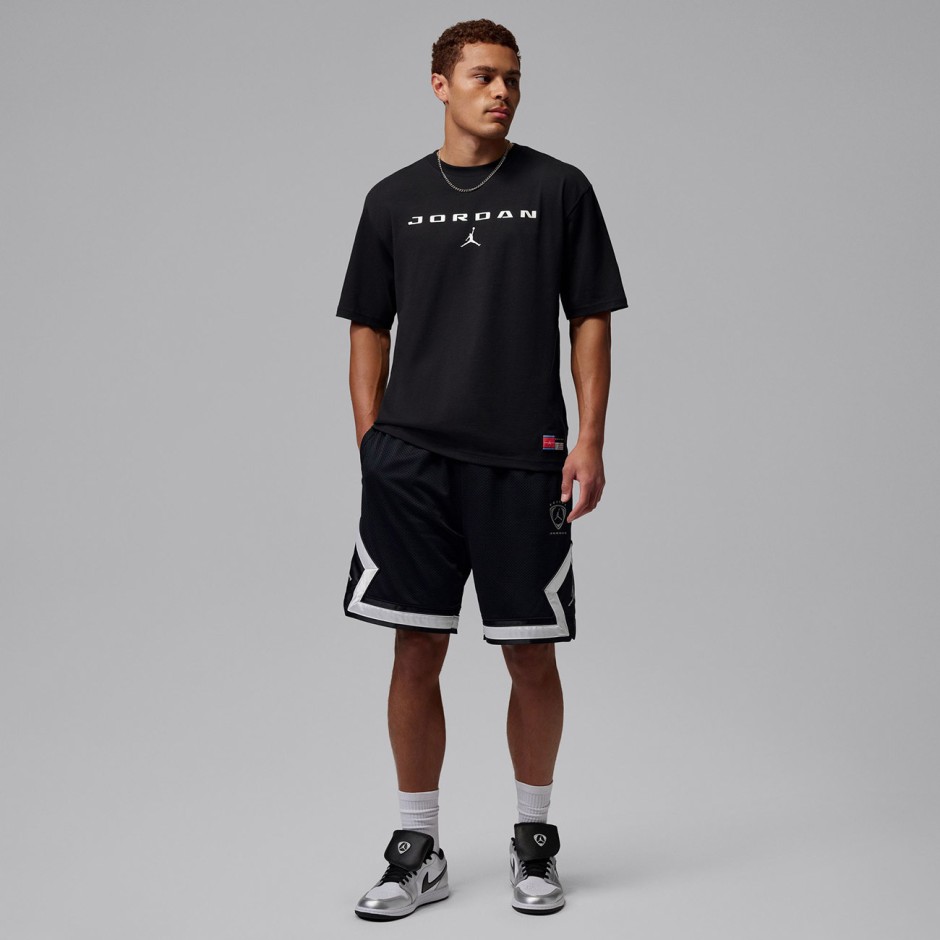 Men's T-Shirt Black - Jordan Brooklyn Graphic