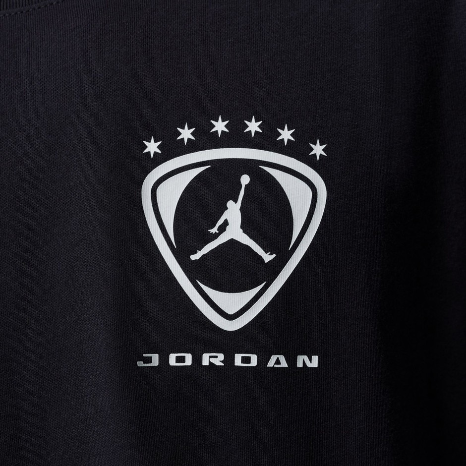 Ανδρική Κοντομάνικη Μπλούζα Μαύρη - Jordan Brooklyn