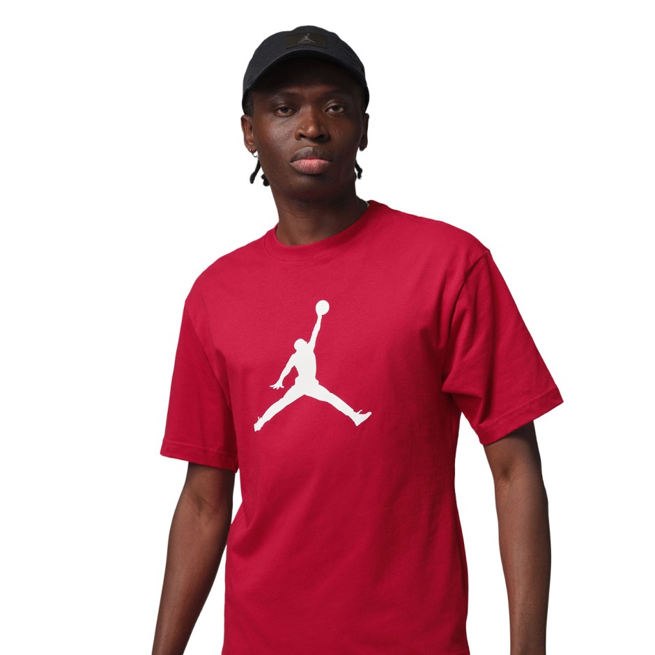 Ανδρική Κοντομάνικη Μπλούζα Κόκκινη - Jordan