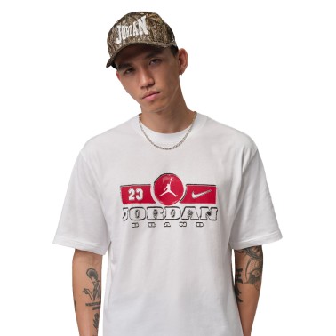 Ανδρική Κοντομάνικη Μπλούζα Λευκή - Jordan