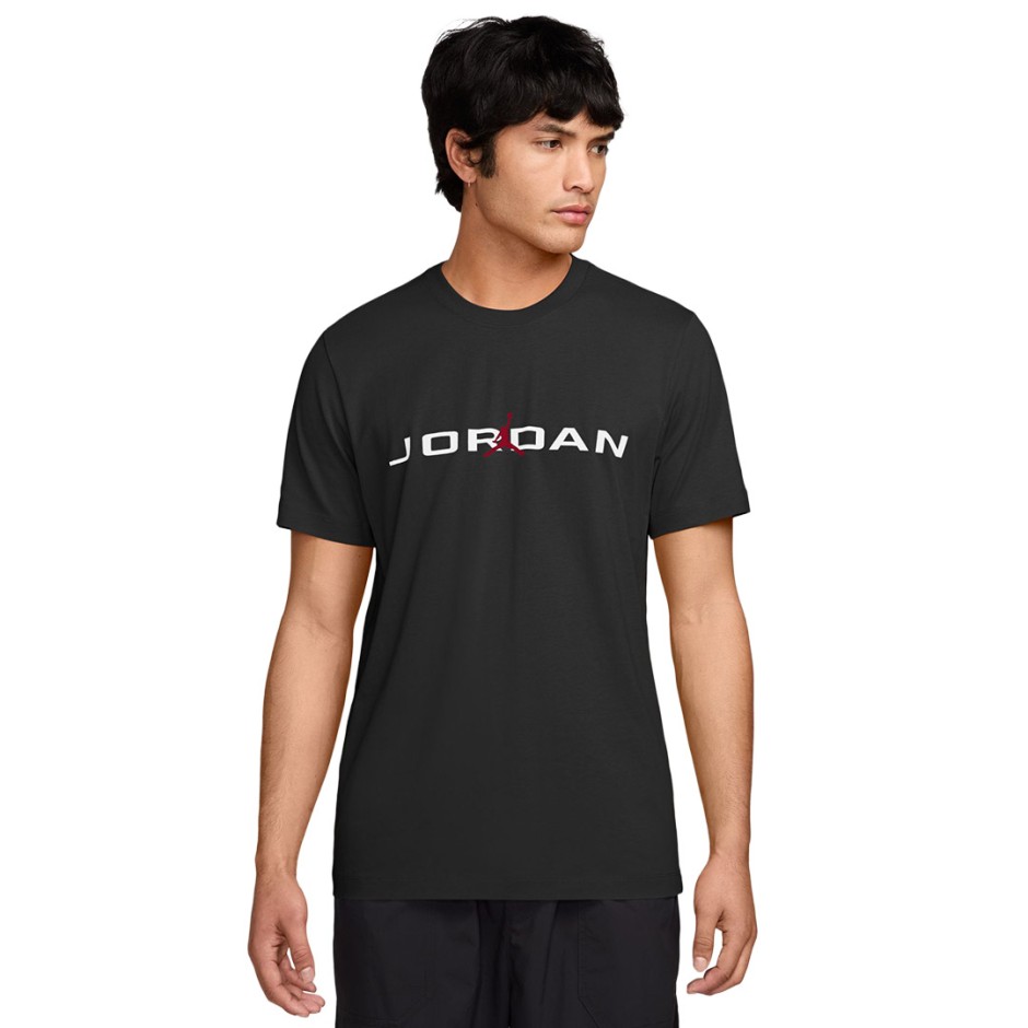 Ανδρική Κοντομάνικη Μπλούζα Μαύρη - Jordan Air