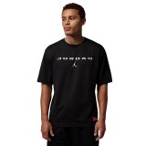 Men's T-Shirt Black - Jordan Brooklyn Graphic Image 