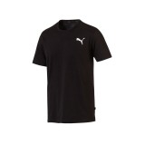 PUMA MEN'S ESSENTIALS SMALL LOGO T-SHIRT 851741-01 Black Image 