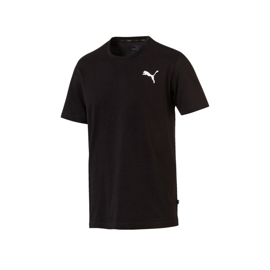 PUMA MEN'S ESSENTIALS SMALL LOGO T-SHIRT 851741-01 Μαύρο