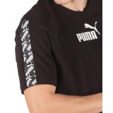 PUMA AMPLIFIED TEE 581384-01 Μαύρο Εικόνα 1
