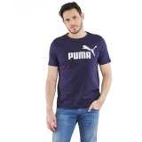 PUMA ESS LOGO TEE 586666-06 Blue Image 