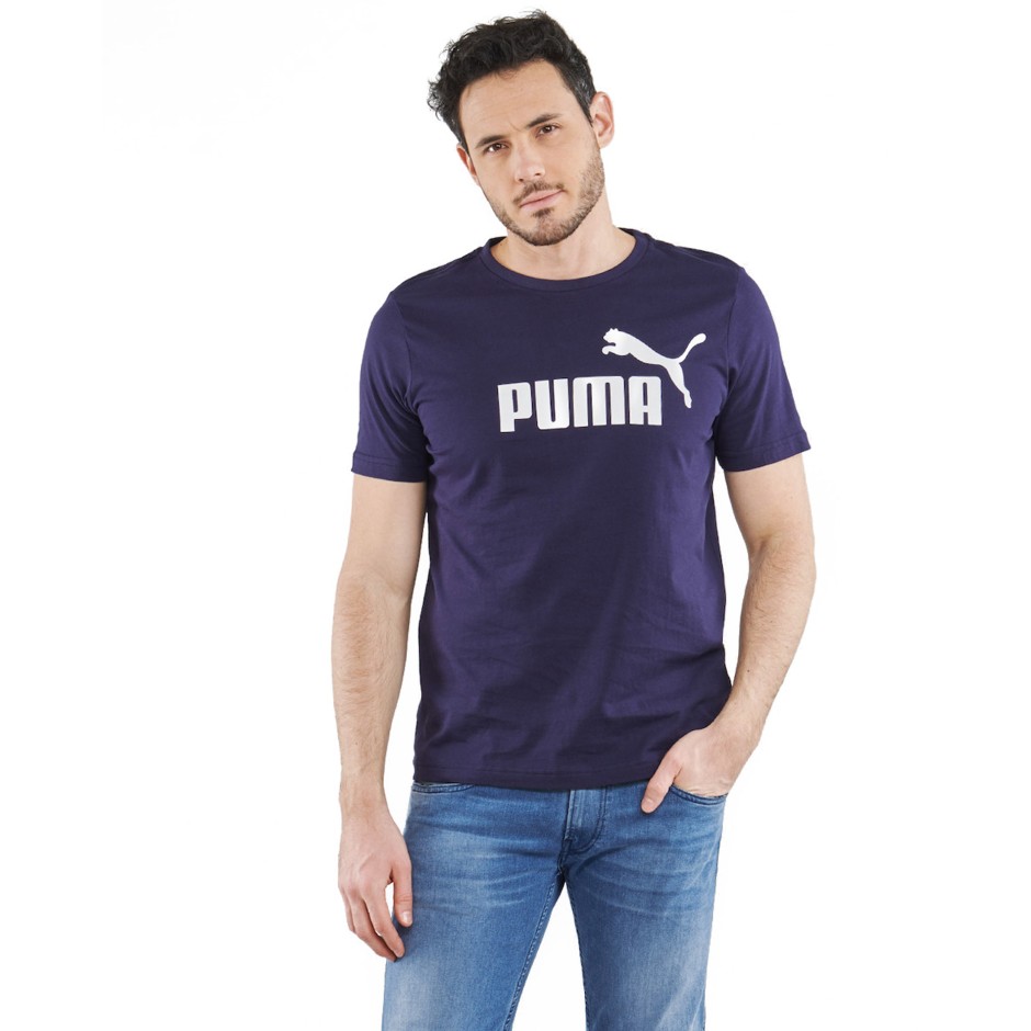 PUMA ESS LOGO TEE 586666-06 Blue