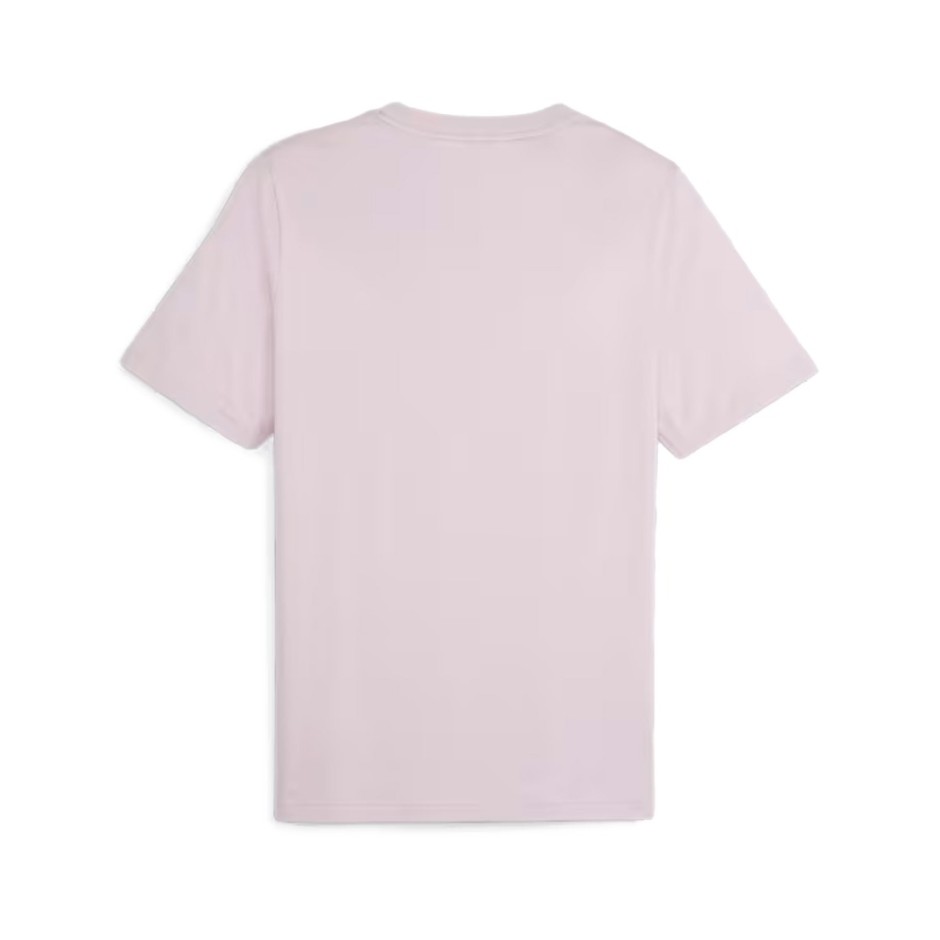 Puma Essentials+ Two-Colour Small Logo Λιλά - Ανδρική Κοντομάνικη Μπλούζα