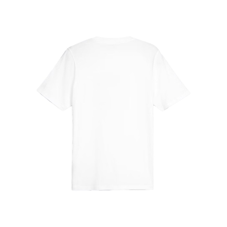 Ανδρική Κοντομάνικη Μπλούζα Λευκή - Puma Graphics Circular