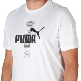 PUMA POWER GRAPHIC TEE 681738-02 White Image 1