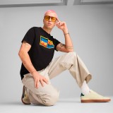 Ανδρική Κοντομάνικη Μπλούζα Μαύρη - PUMA Graphics Box Εικόνα 1