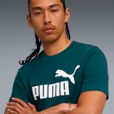 Ανδρική Κοντομάνικη Μπλούζα Κυπαρισσί - PUMA Essentials No. 1 Logo Εικόνα 1