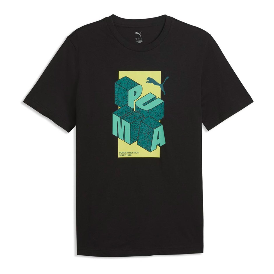 Men's T-Shirt Black - PUMA Graphic