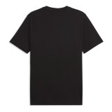 Men's T-Shirt Black - PUMA Graphic Image 2