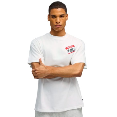 Ανδρική Κοντομάνικη Μπλούζα Λευκή - PUMA HooperHotline