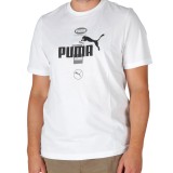 PUMA POWER GRAPHIC TEE 681738-02 White Image 
