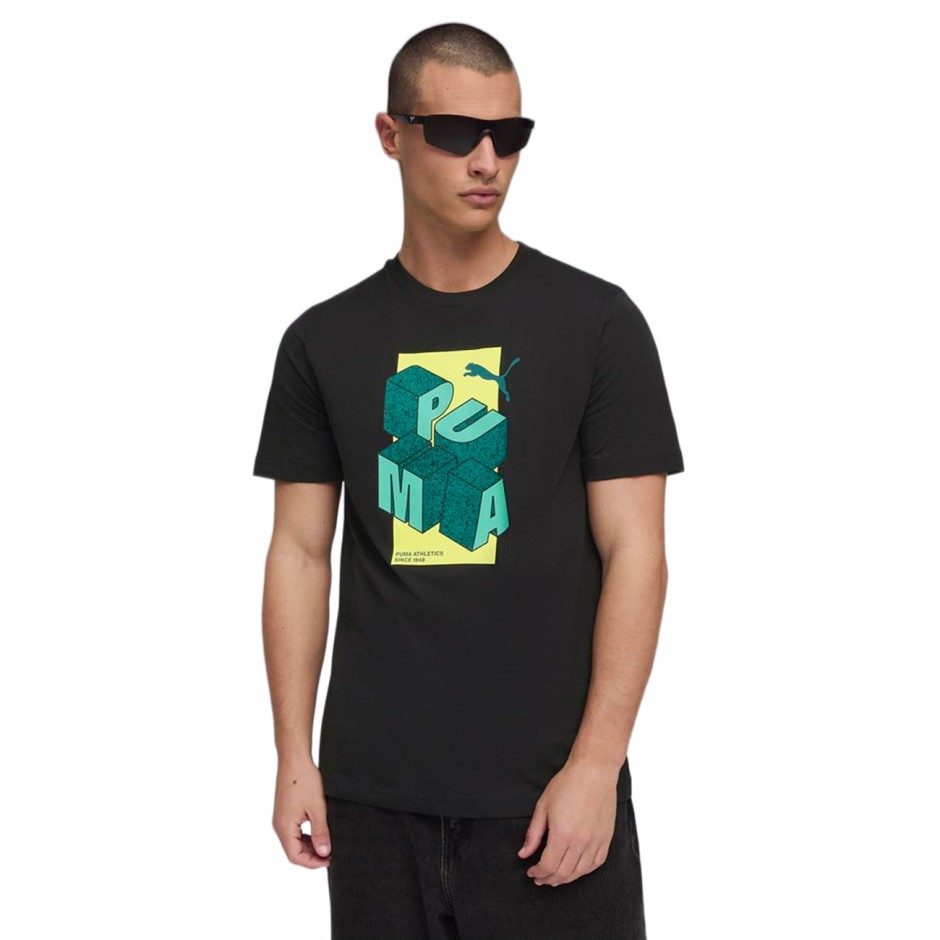 Men's T-Shirt Black - PUMA Graphic