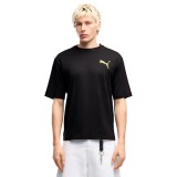 Ανδρική Κοντομάνικη Μπλούζα Μαύρη - PUMA Graphics Boxy Utility Εικόνα 