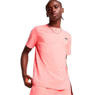 PUMA ESS 2 COLOR SMALL NO. 1 LOGO TEE 684717-18 Pink