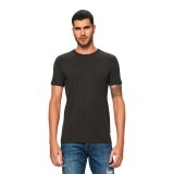 LEVI'S MEN SOLID CREW 2P 37152-0022-JET BLACK Μαύρο Εικόνα 0