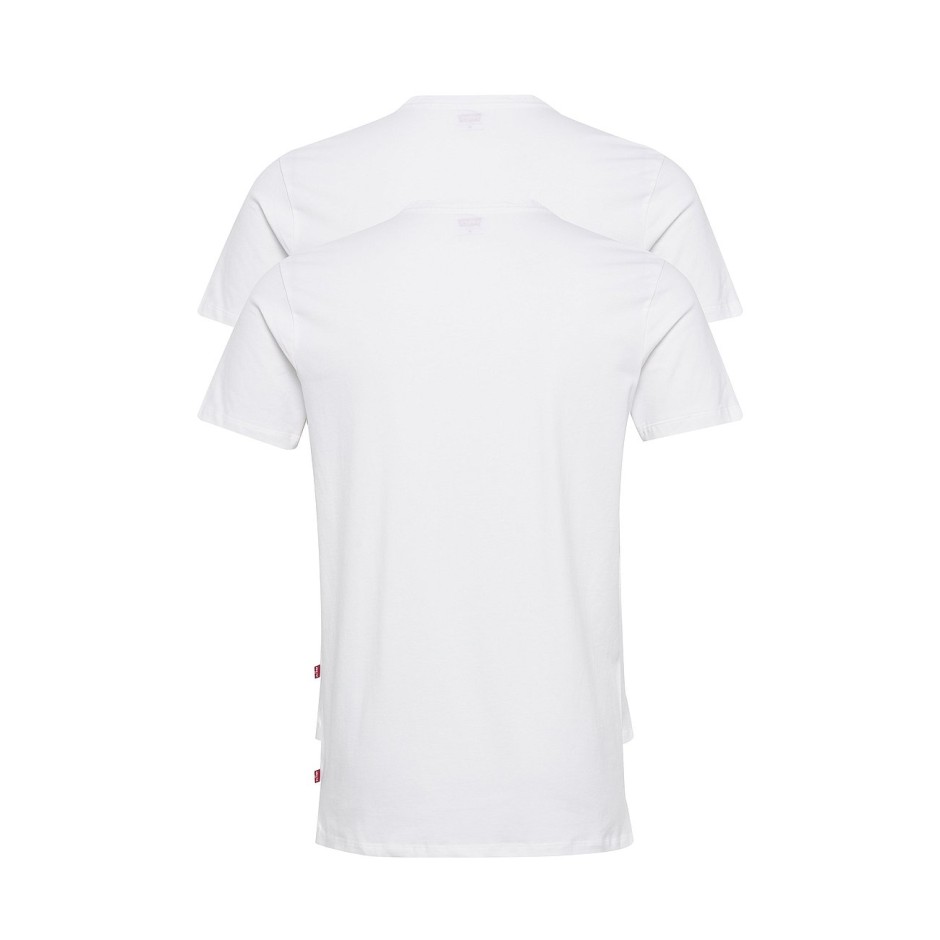 LEVI'S MEN SOLID CREW 2P 37152-0021-WHITE Λευκό