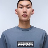 NAPAPIJRI S-BOX LOGO SS NP0A4I3LG1Y-G1Y Coal Image 1