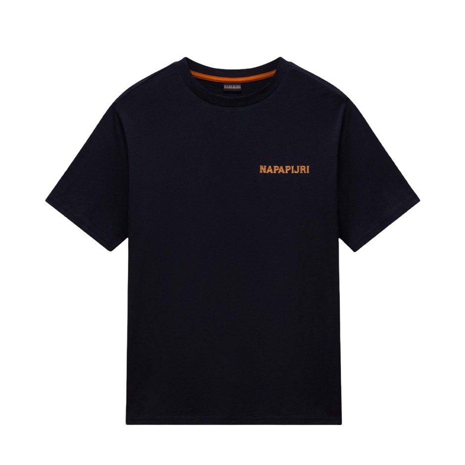 Men's T-Shirt Black - Napapijri S-Elior